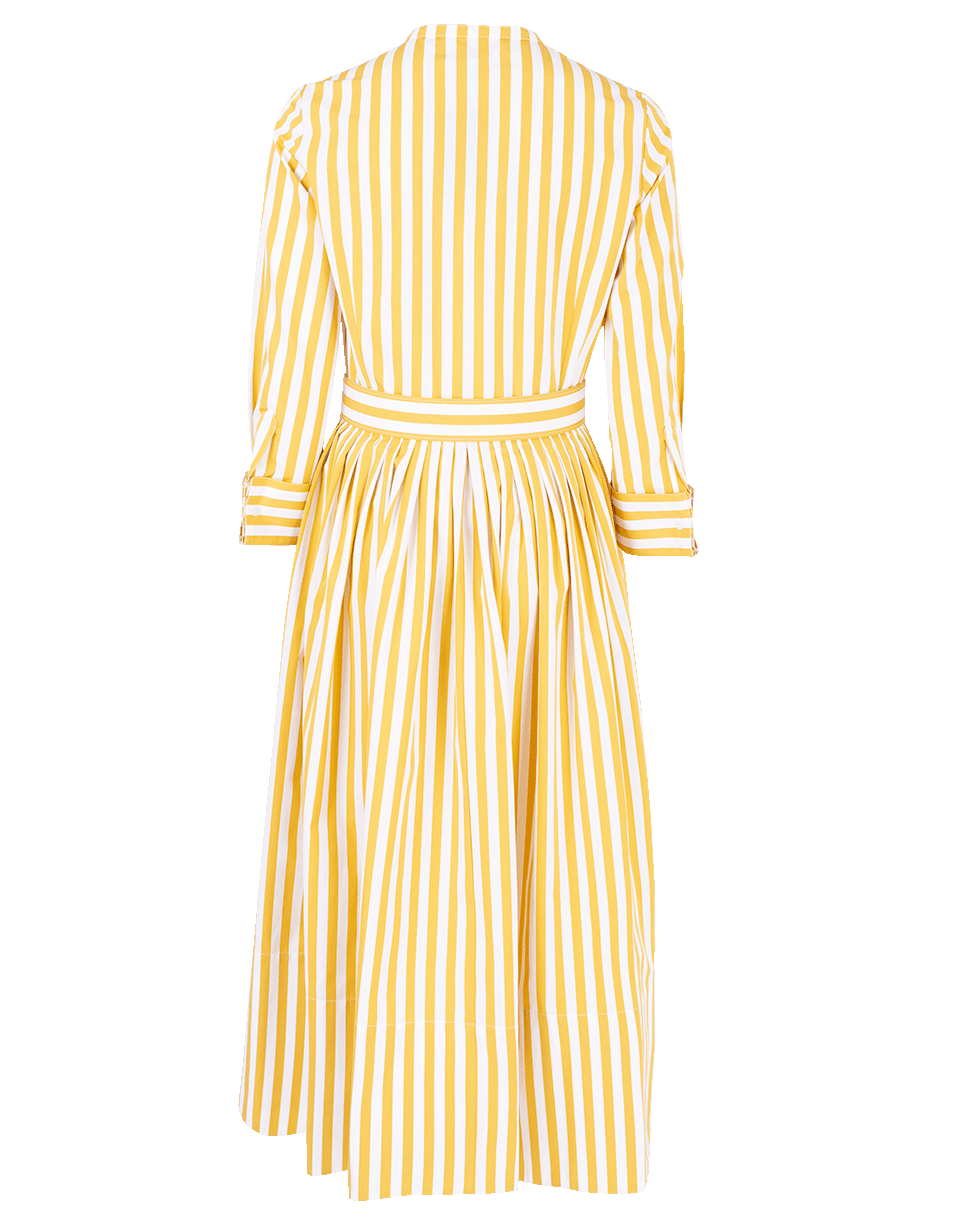 Belted Striped Shirt Dress CLOTHINGDRESSCASUAL OSCAR DE LA RENTA   