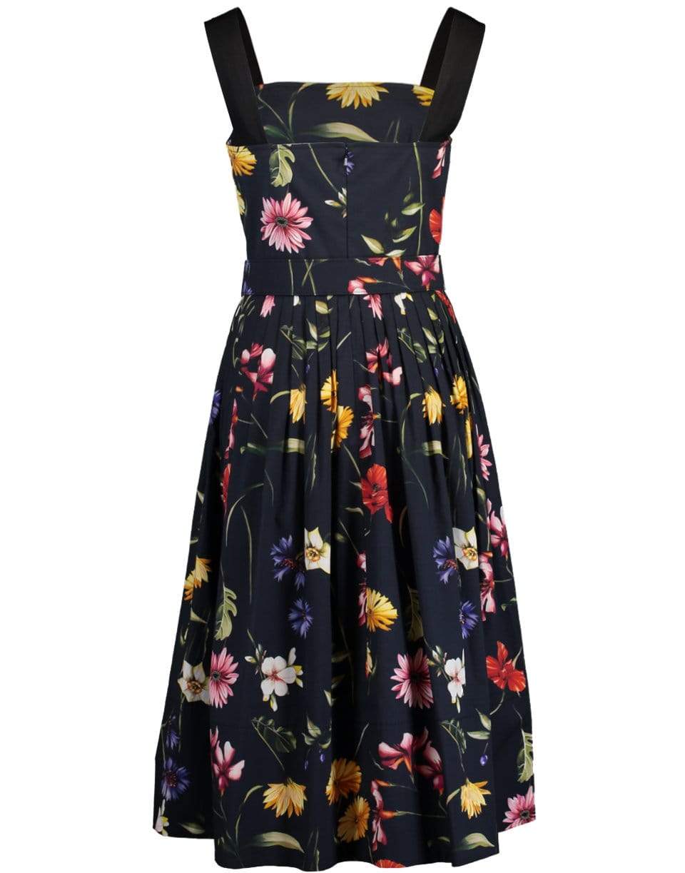 Square Neckline A-Line Floral Day Dress – Marissa Collections