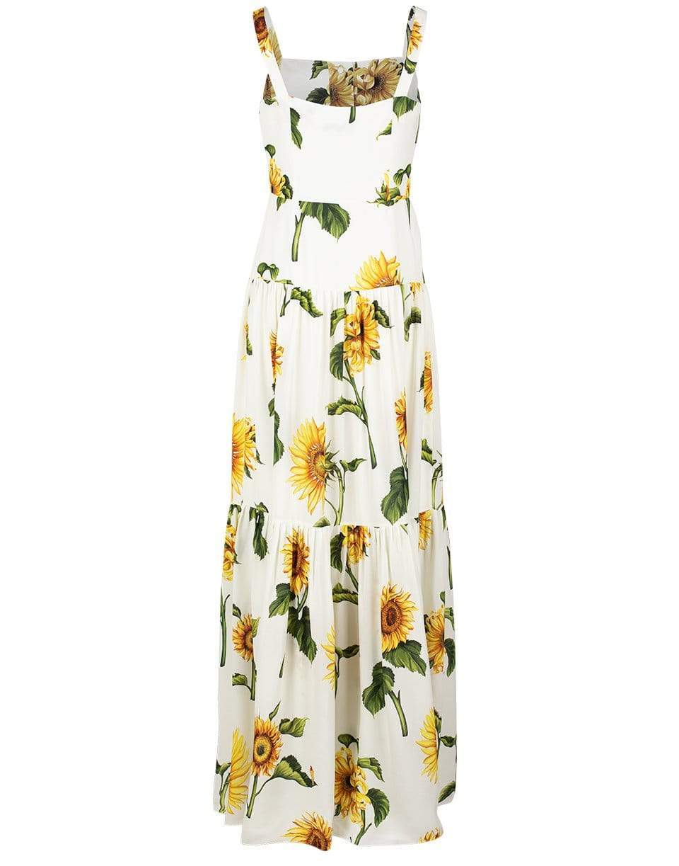 Sunflower Georgette Tank Dress CLOTHINGDRESSCASUAL OSCAR DE LA RENTA   