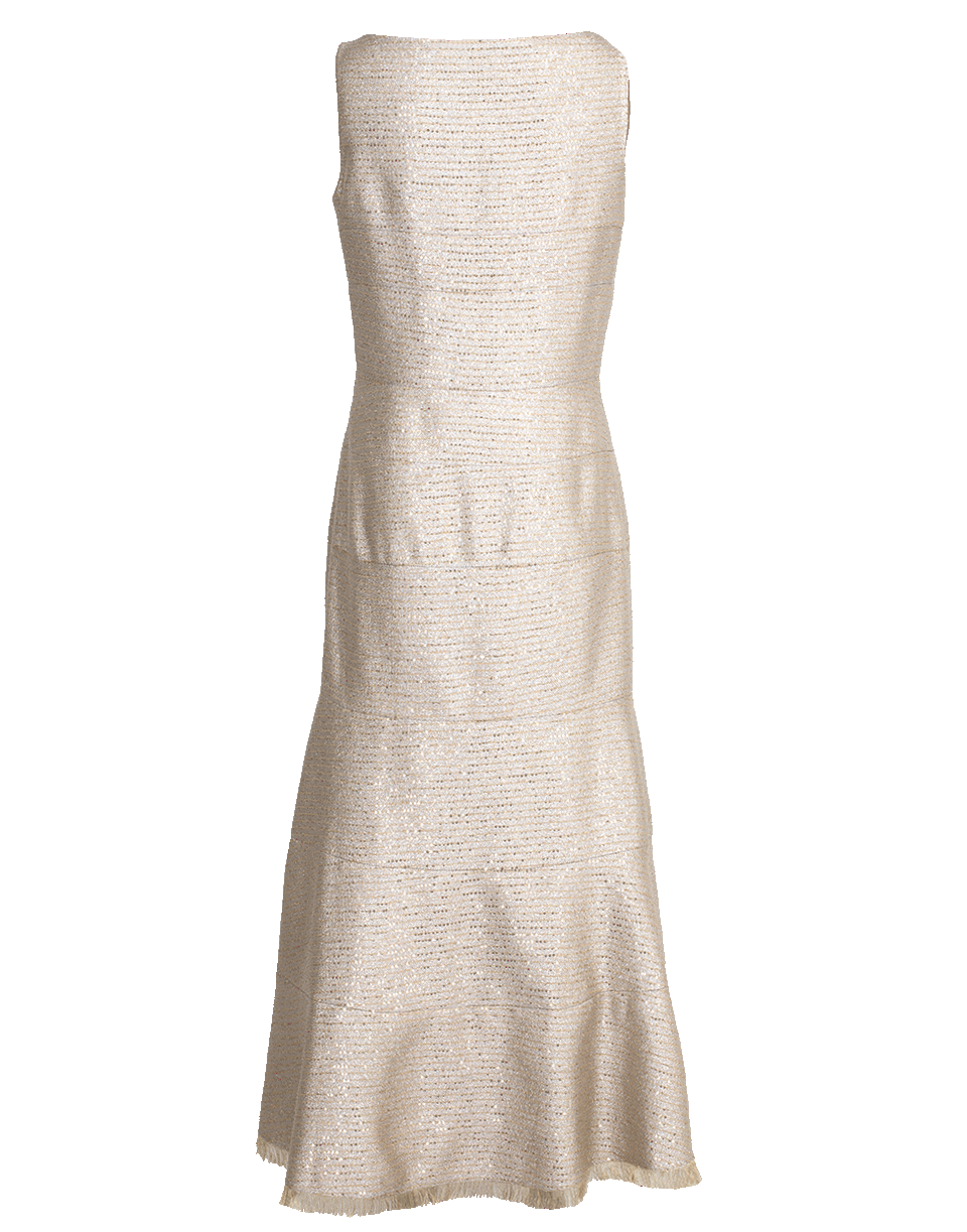 OSCAR DE LA RENTA-Sequin Lurex Dress-