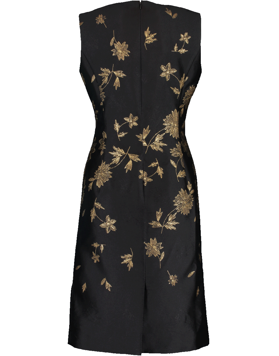 OSCAR DE LA RENTA-Slim Jacquard Dress-