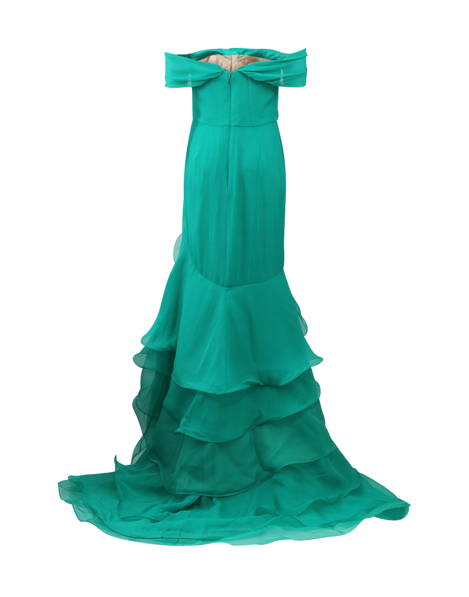 Cascade Ruffle Gown CLOTHINGDRESSGOWN OSCAR DE LA RENTA   