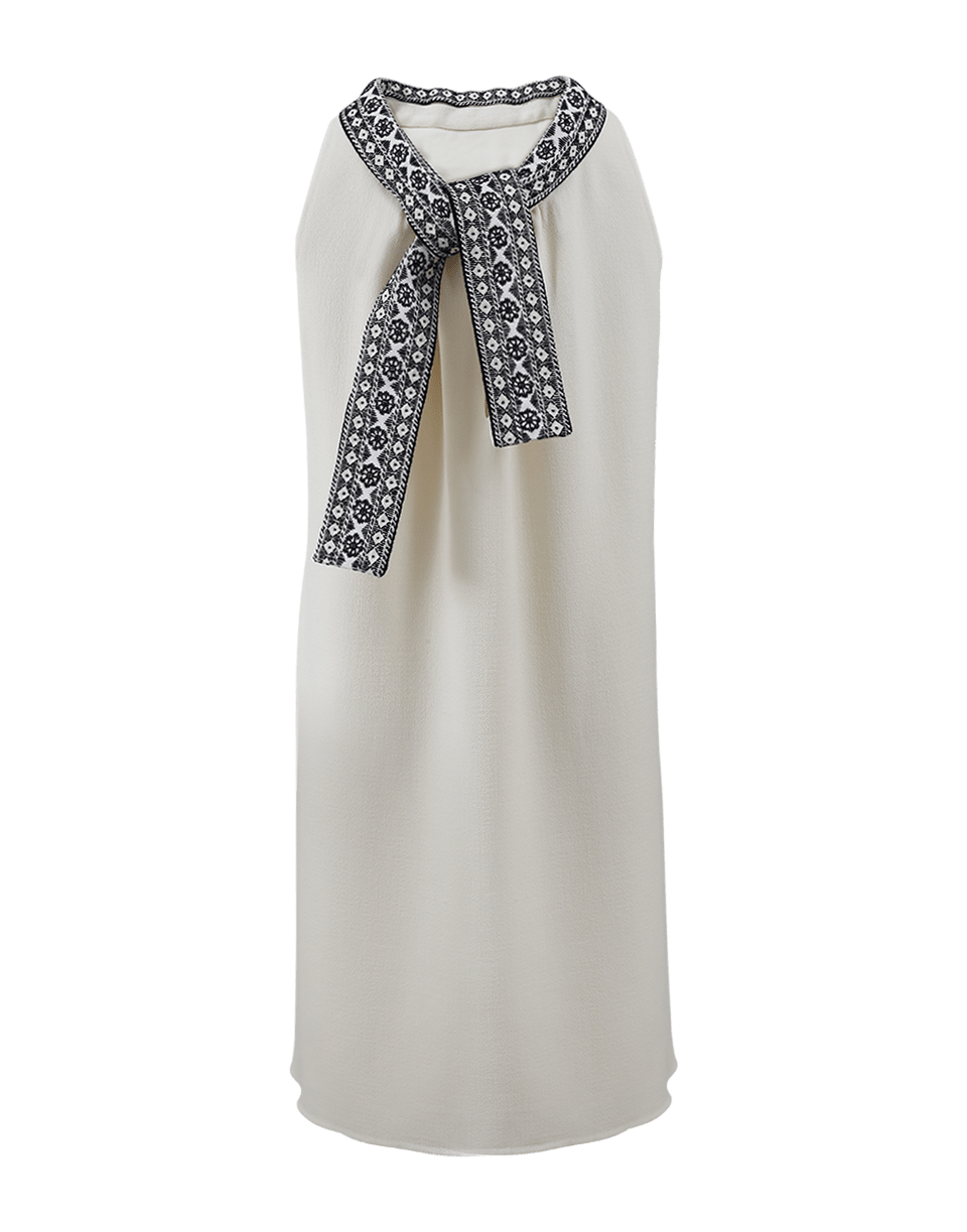 OSCAR DE LA RENTA-Embroidered Dress-