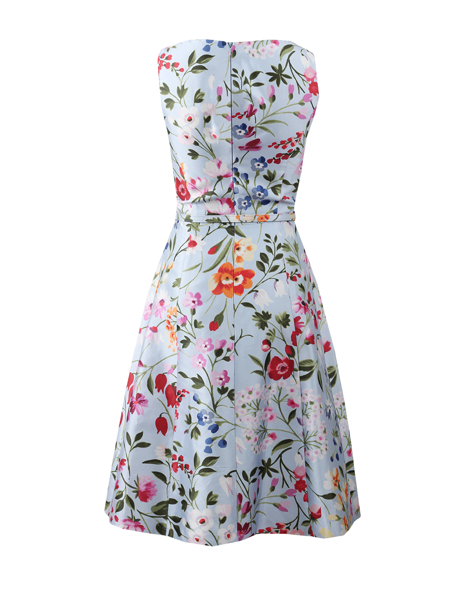OSCAR DE LA RENTA-English Garden Mikado Dress-
