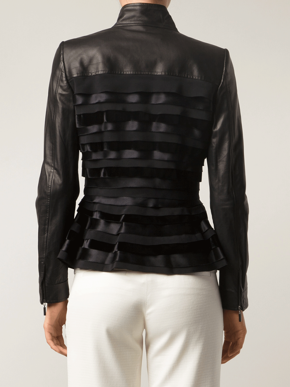 OSCAR DE LA RENTA-Tiered Zip Jacket-