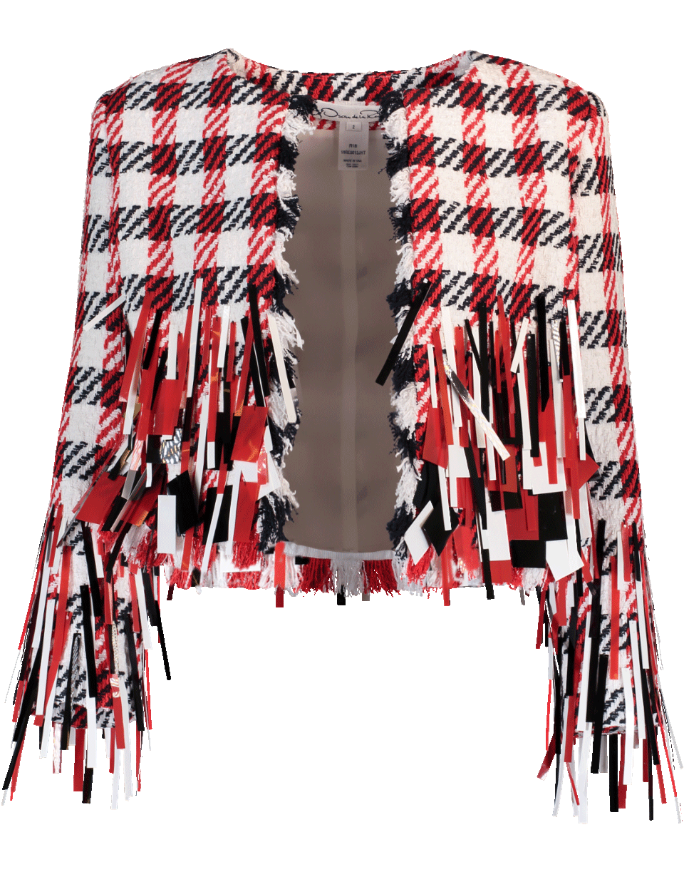 OSCAR DE LA RENTA-Tweed Jacket-
