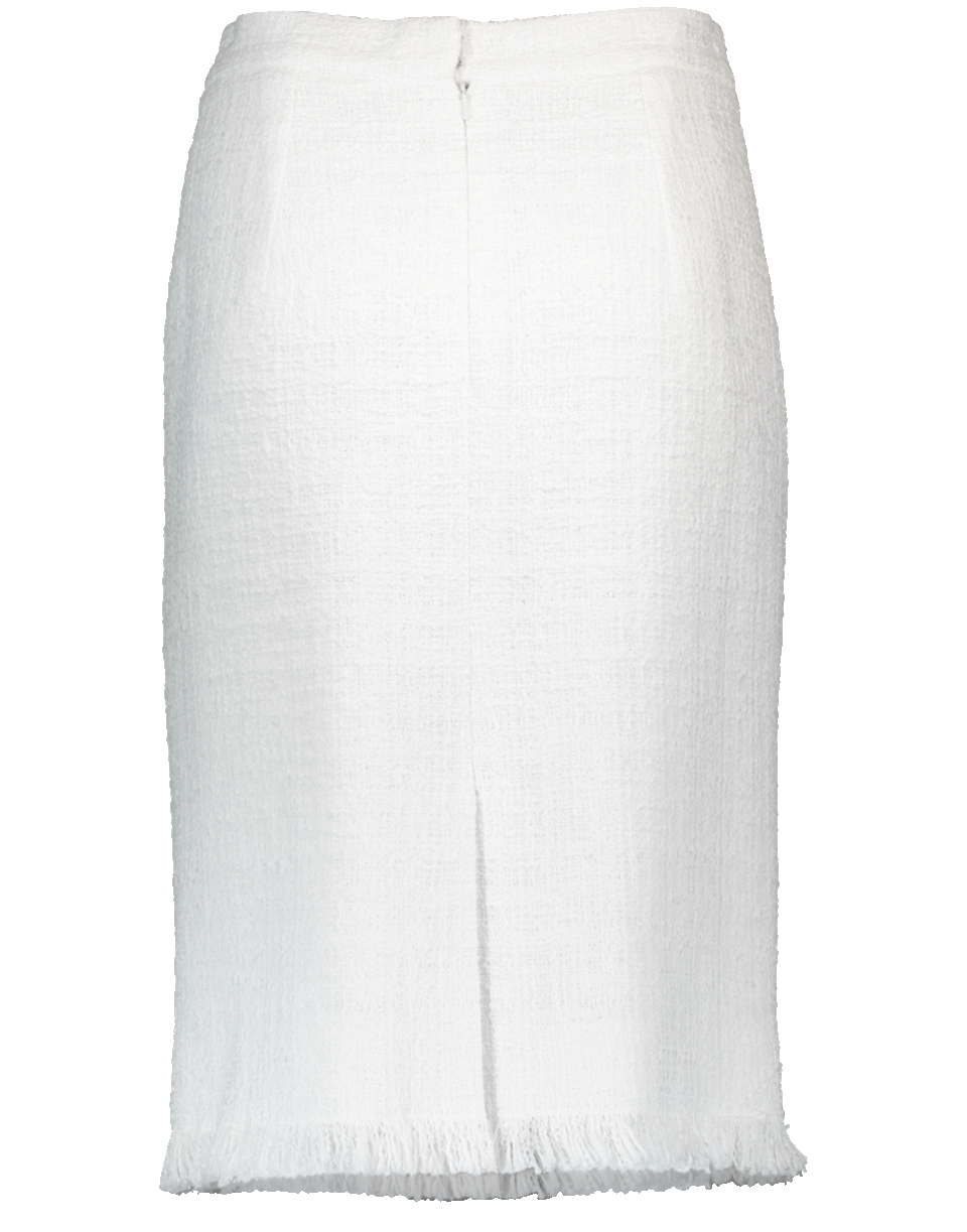 OSCAR DE LA RENTA-Tweed Pencil Skirt-IVORY