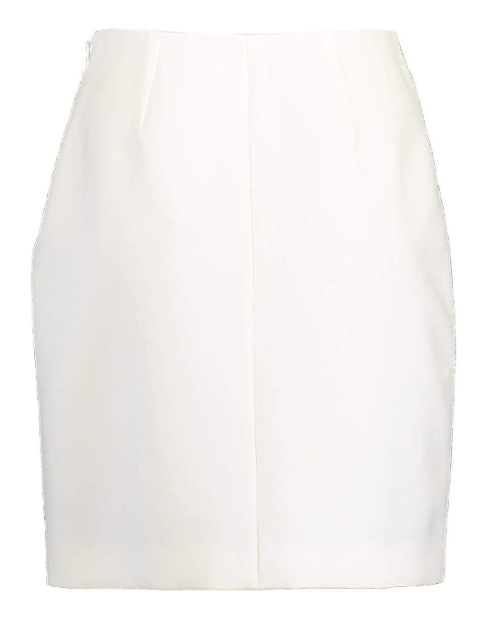 OSCAR DE LA RENTA-Wool Mini Skirt-IVORY
