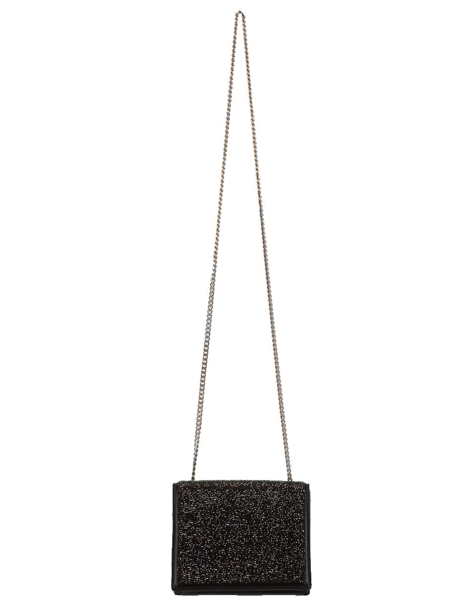 OSCAR DE LA RENTA-Mini Tro Crystal Crossbody Bag-BLACK