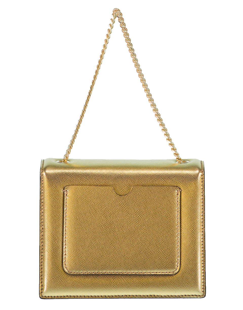 OSCAR DE LA RENTA-Mini Tro Crossbody Bag-GOLD