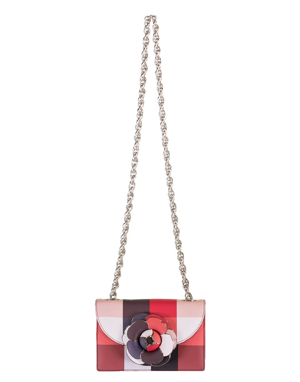 OSCAR DE LA RENTA-Gardenia Crossbody Bag-RED/MLTI