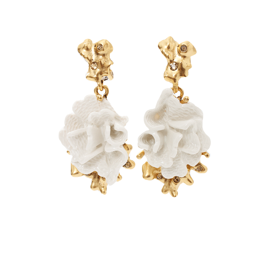 Coral Earrings JEWELRYBOUTIQUEEARRING OSCAR DE LA RENTA   
