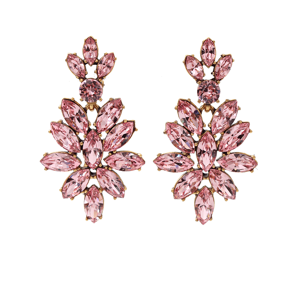 OSCAR DE LA RENTA-Navette Earrings-ROSE