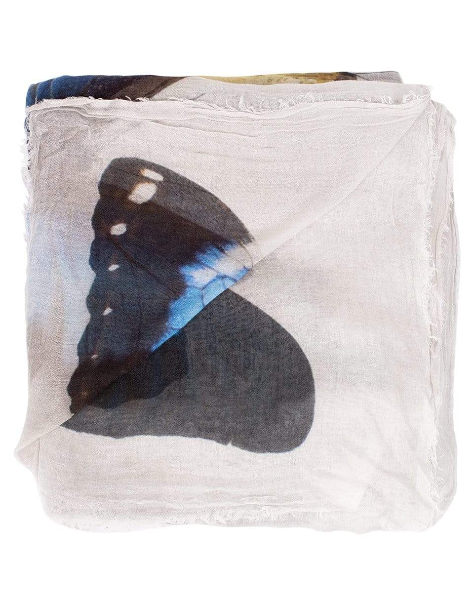 OTTOTREDICI-Butterfly Scarf-WHITE