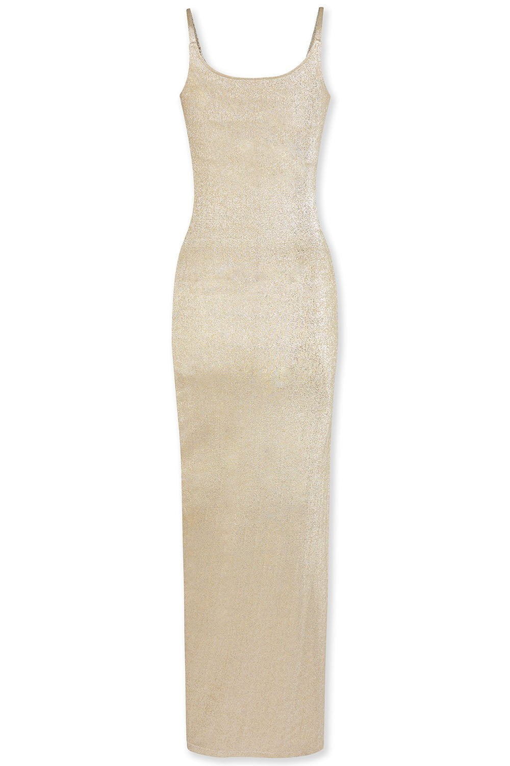 RABANNE-Ruched Maxi Dress-