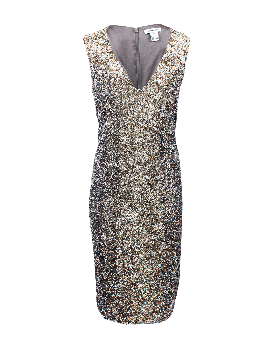 Ombre Signature Sequin Dress CLOTHINGDRESSCOCKTAIL PAMELLA ROLAND   