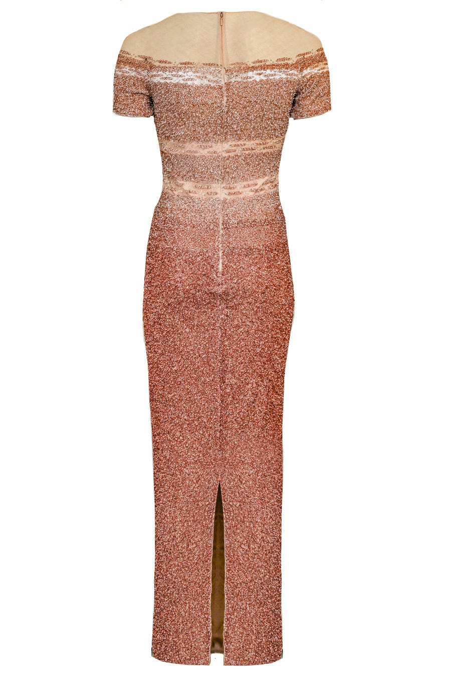 PAMELLA ROLAND-Ombre Signature Sequin Gown-
