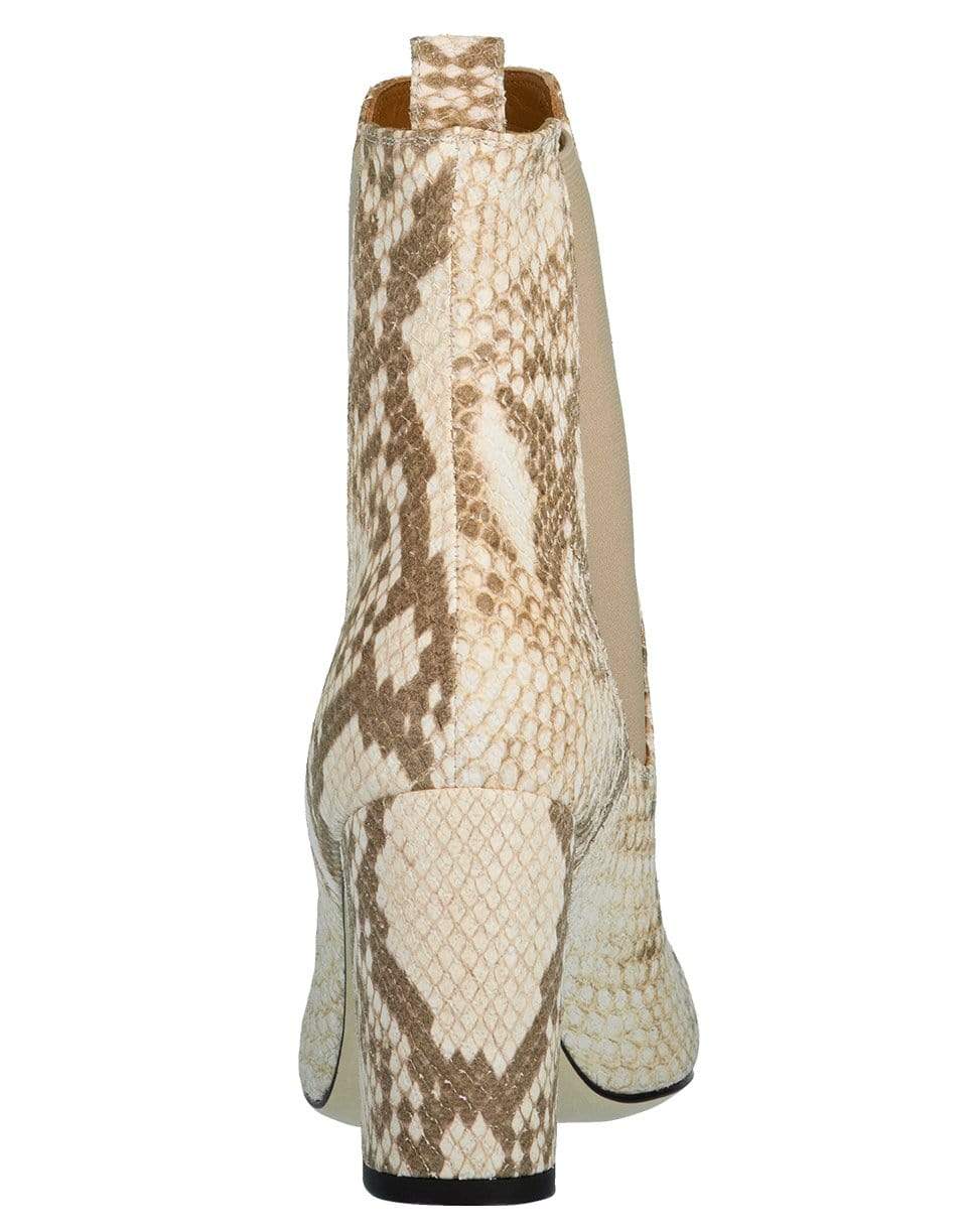 PARIS TEXAS-Faded Python Print Ankle Boot-