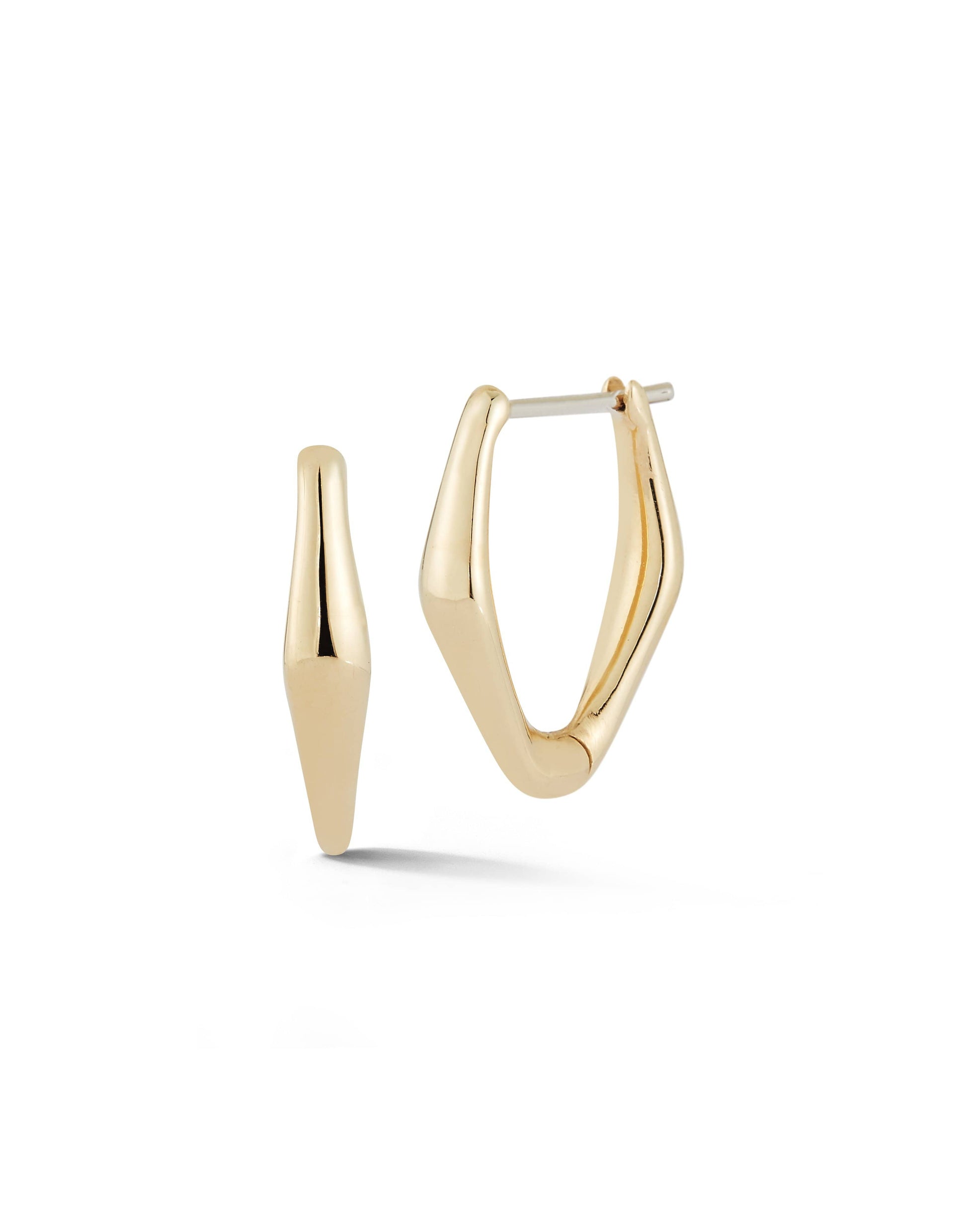PARULINA-Small Gold Hoops-YELLOW GOLD