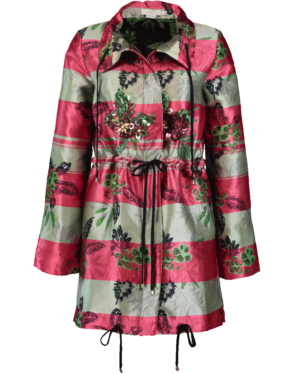 PATBO-Embellished Jacquard Jacket-