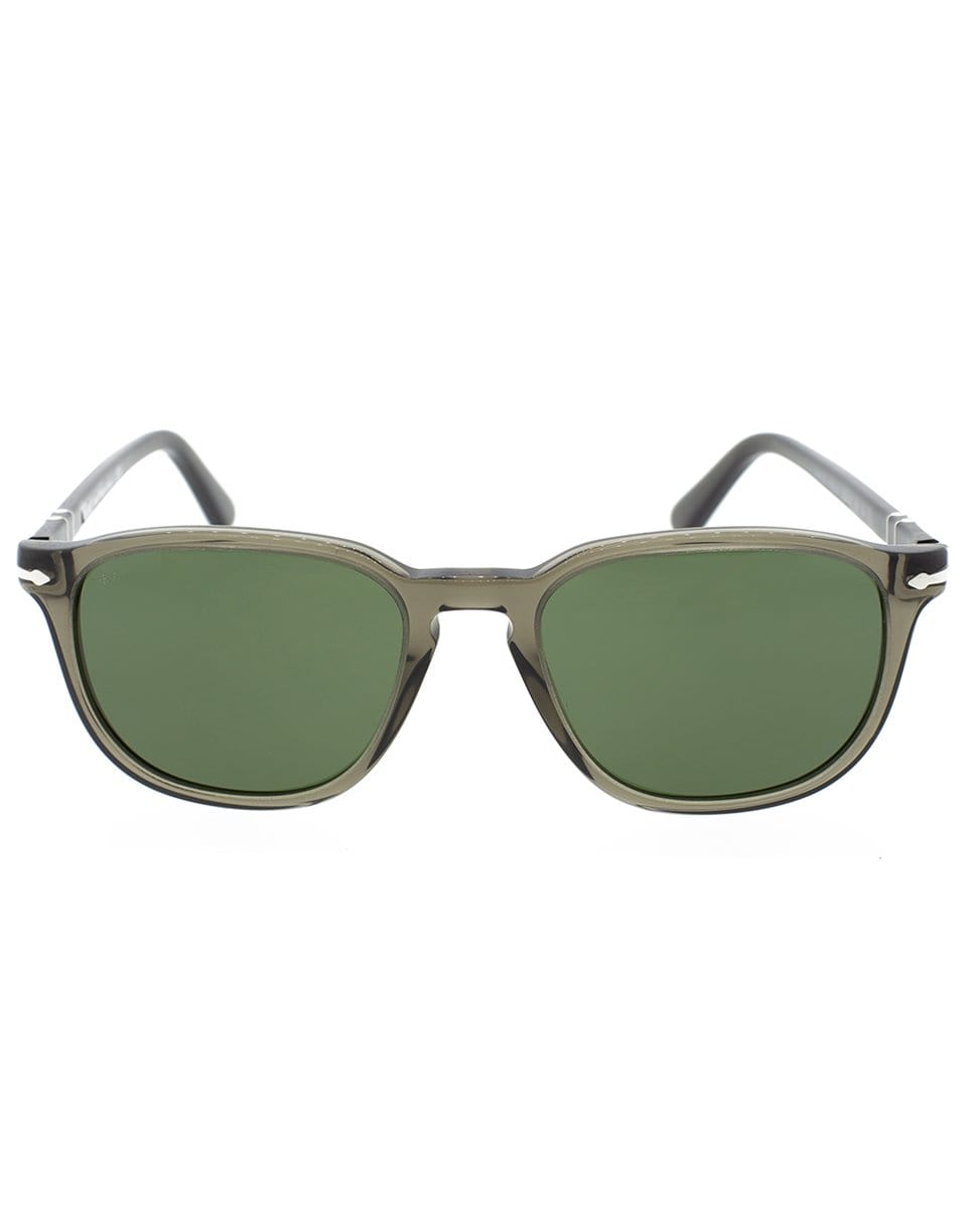Grey and Green Acetate Sunglasses ACCESSORIESUNGLASSES PERSOL   
