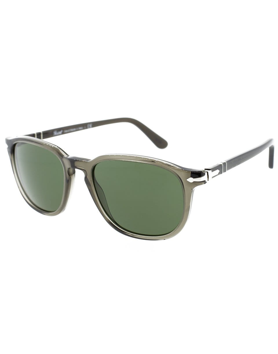 PERSOL-Grey and Green Acetate Sunglasses-GRY/GRN