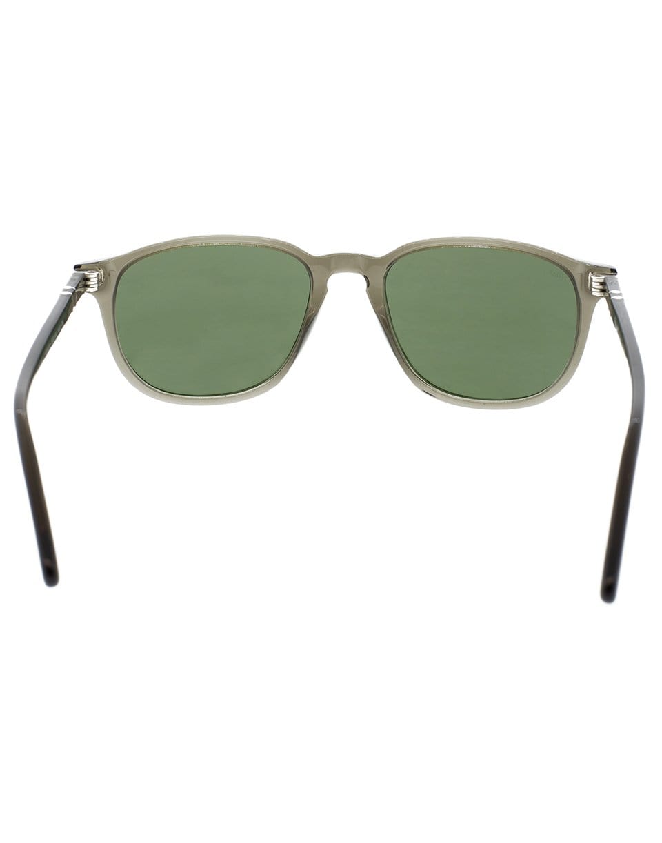 PERSOL-Grey and Green Acetate Sunglasses-GRY/GRN