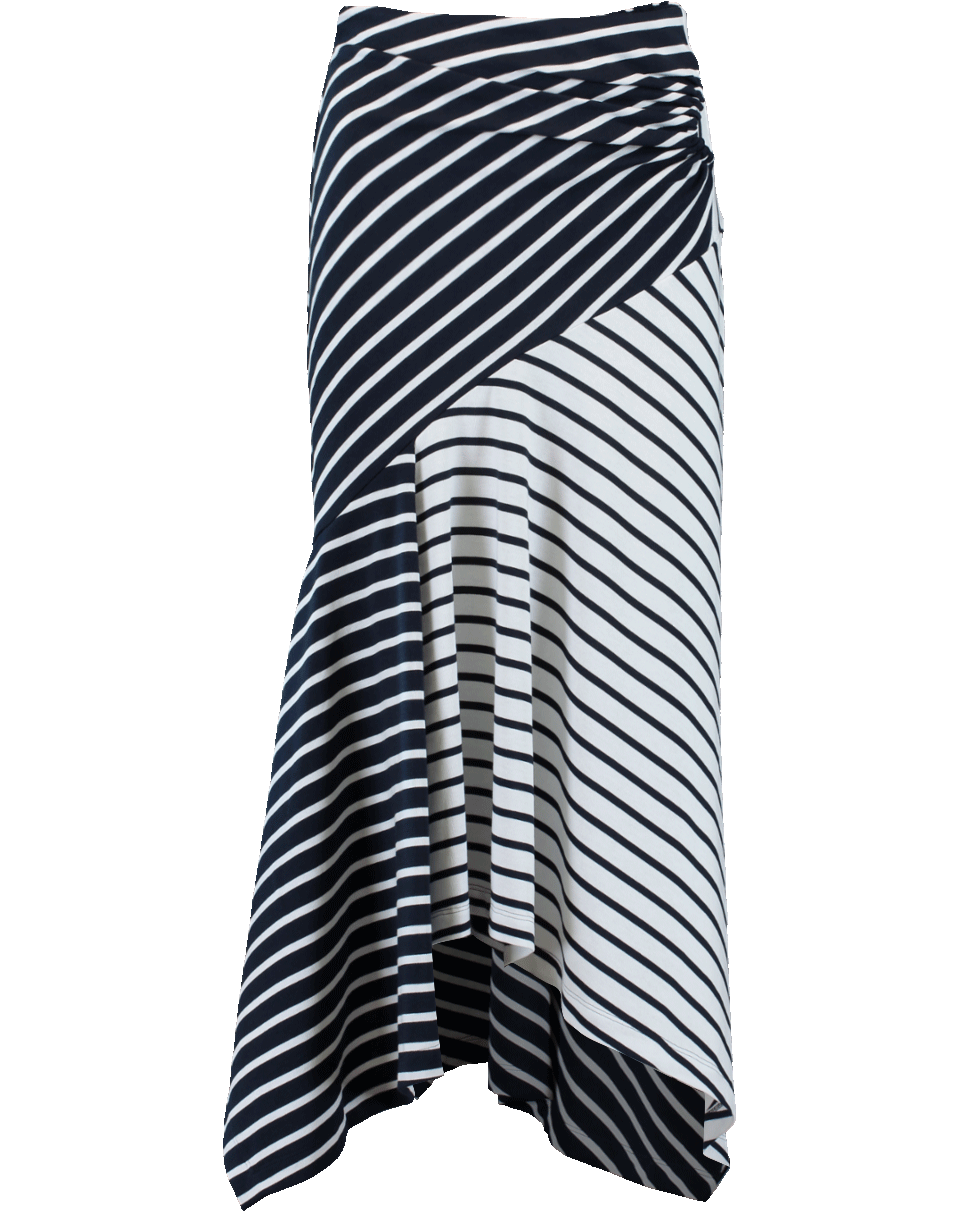 PETER PILOTTO-Asymmetrical Striped Skirt-