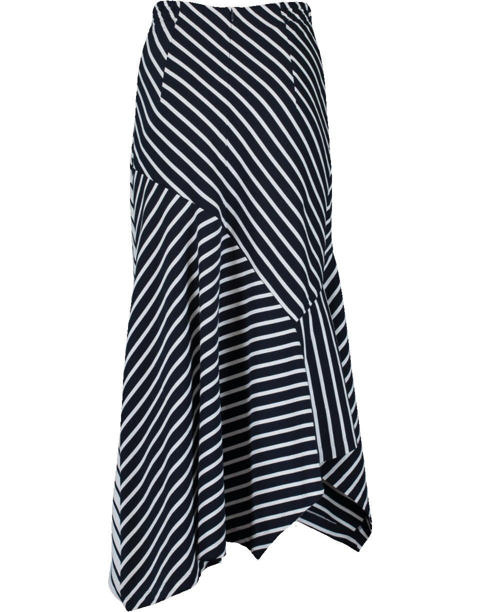 PETER PILOTTO-Asymmetrical Striped Skirt-