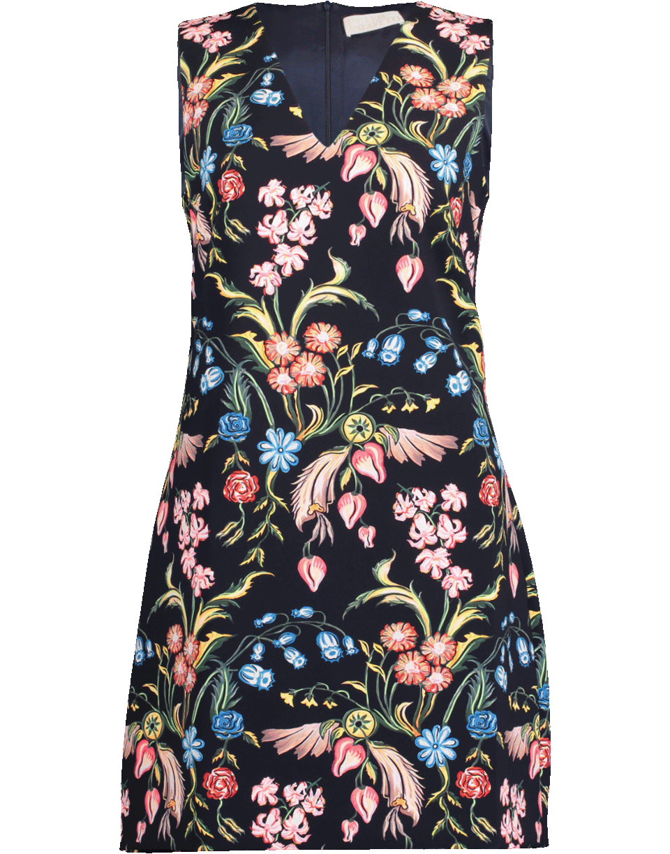 PETER PILOTTO-Floral Print Cady Mini Dress-