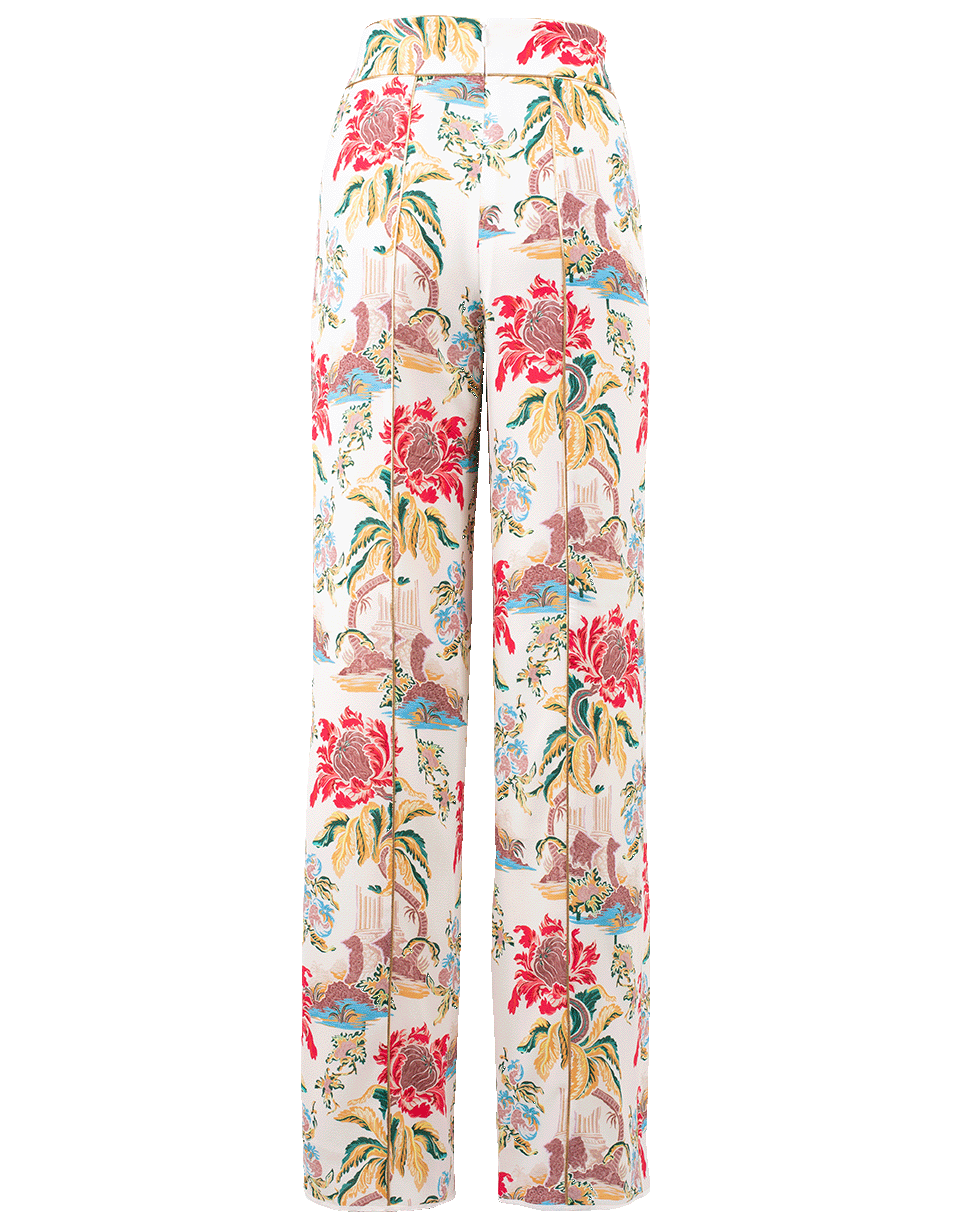 PETER PILOTTO-Flower Print Crepe Trousers-