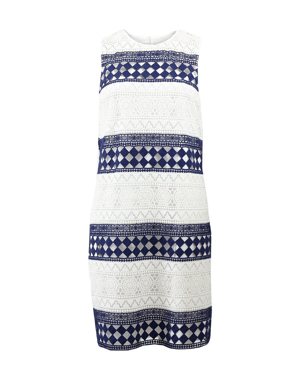 PHILOSOPHY-Striped Lace Dress-