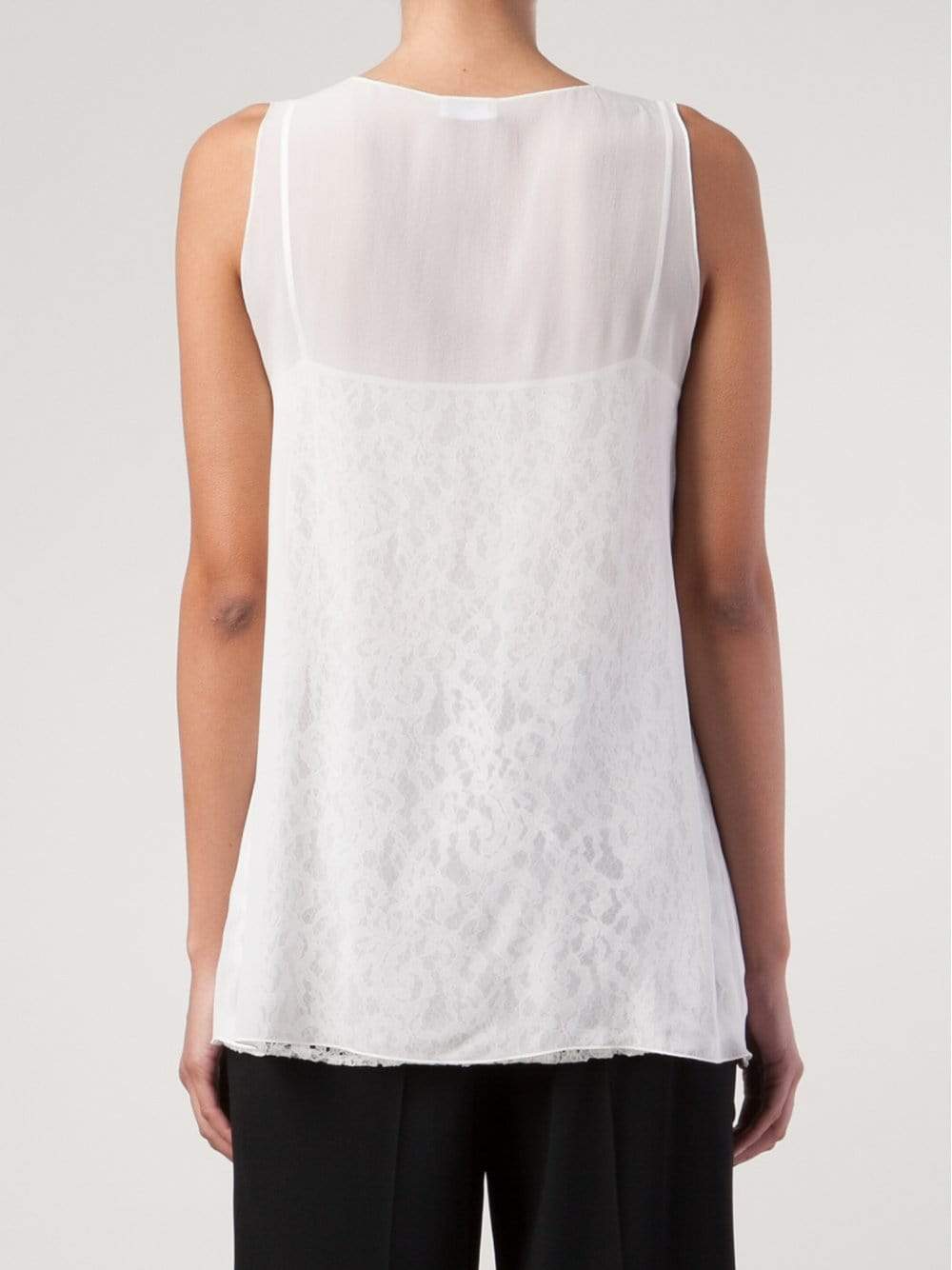 Tank With Lace Cami CLOTHINGTOPMISC PHILOSOPHY   