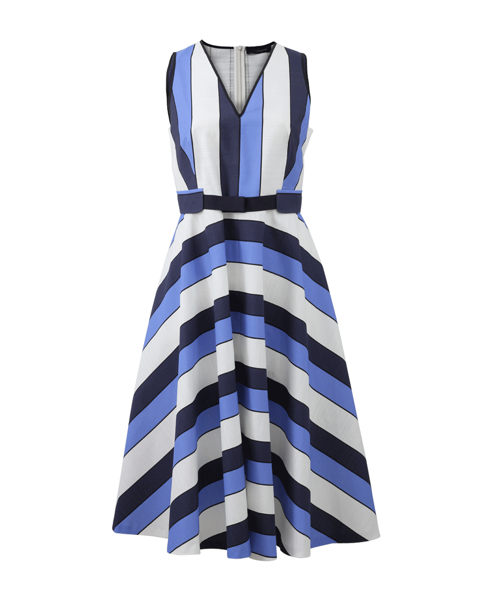 Striped Print Dress CLOTHINGDRESSCASUAL PIAZZA SEMPIONE   
