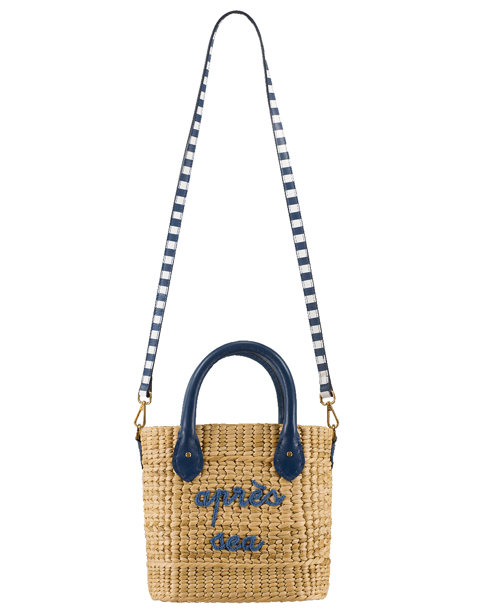POOLSIDE-Le Nord Handbag-NAT/BLUE