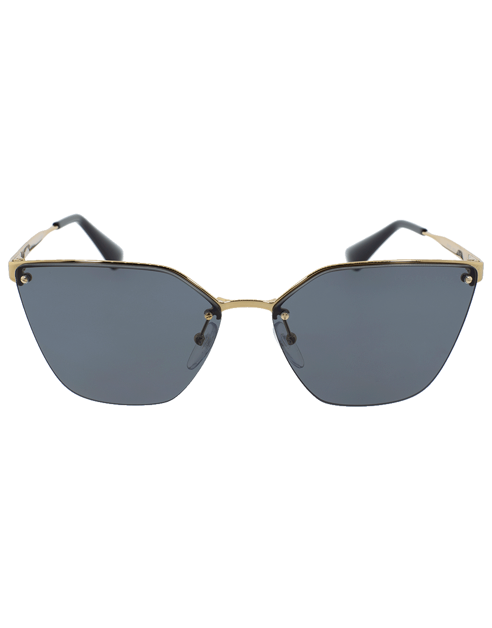 PRADA-Catwalk Rimless Sunglasses-ANTQGLD