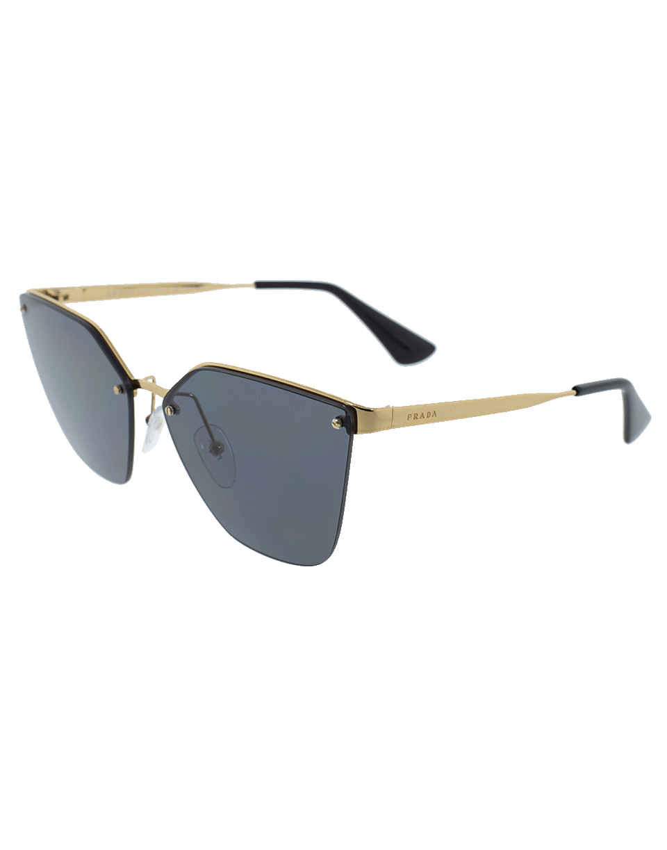 PRADA-Catwalk Rimless Sunglasses-ANTQGLD