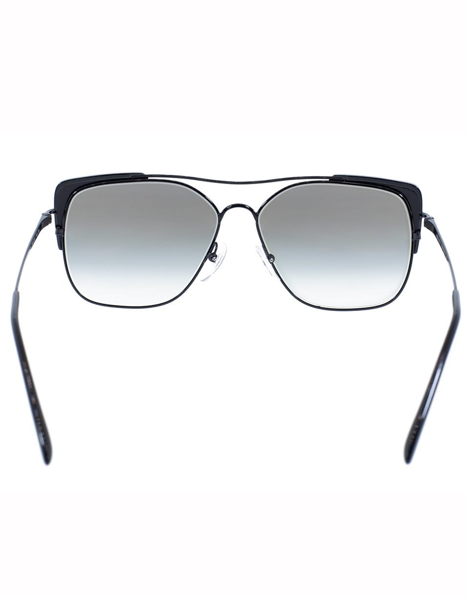 PRADA-Conceptual Rectangle Sunglasses-BLACK