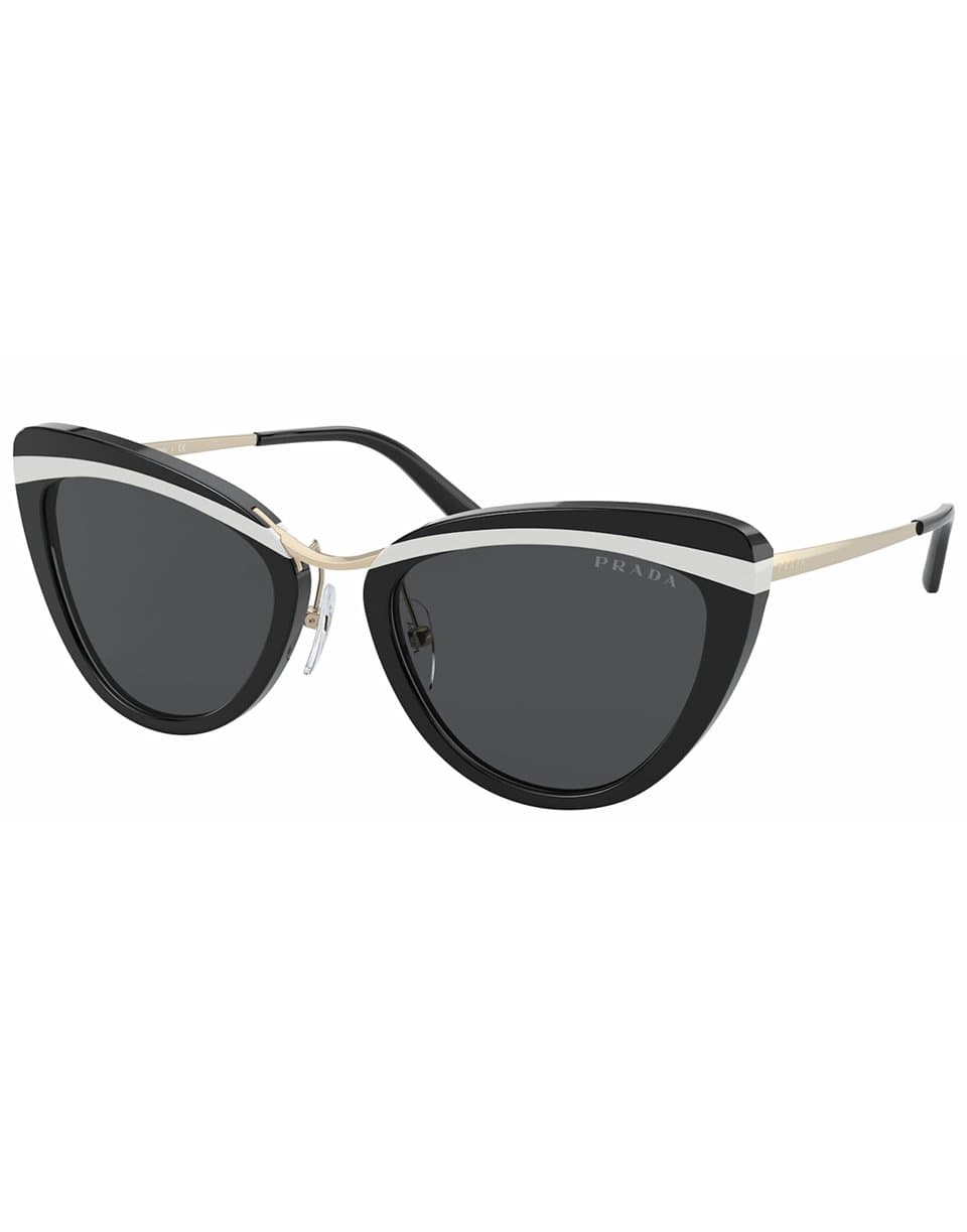 PRADA-Black and White Sunglasses-BLK/WHT