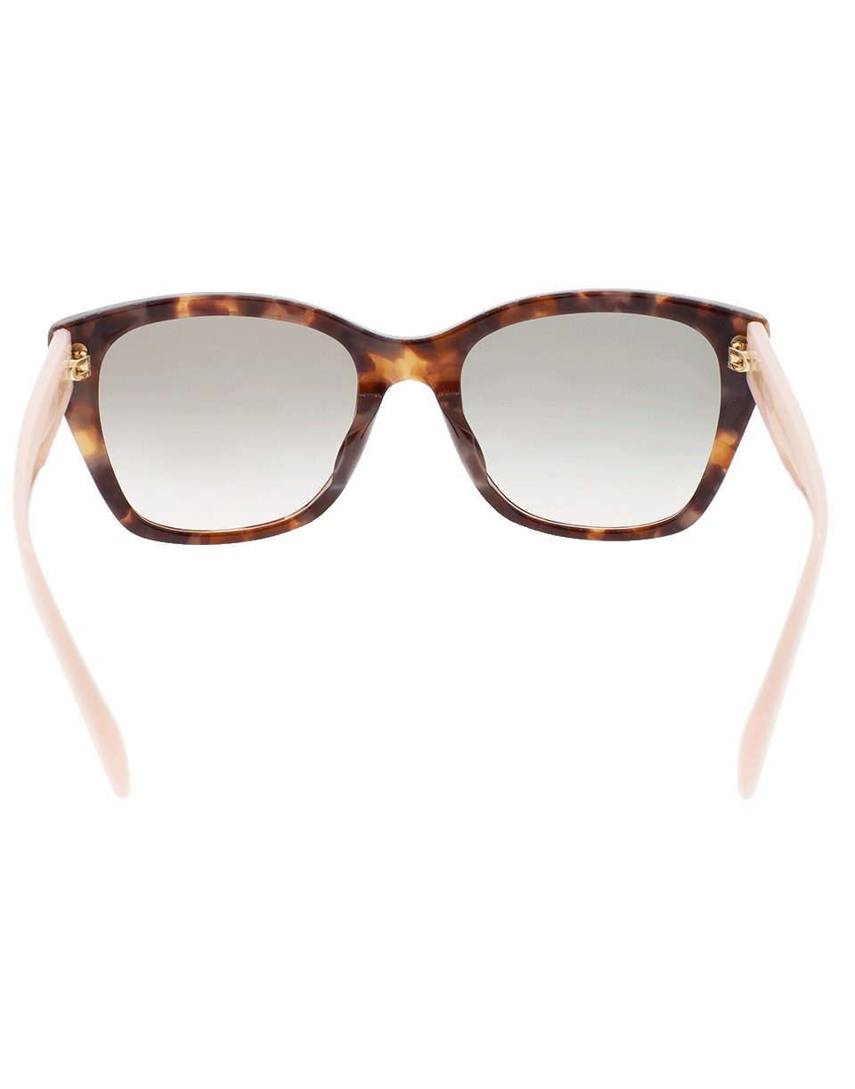 PRADA-Heritage Spotted Sunglasses-BRN/PNK