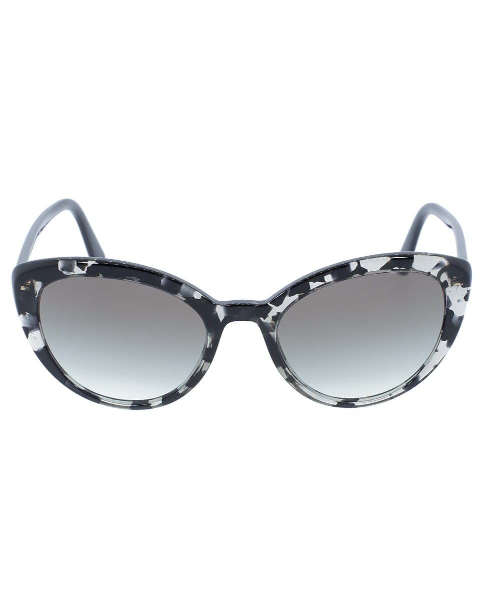Grey Slim Cat Eye Sunglasses ACCESSORIESUNGLASSES PRADA   