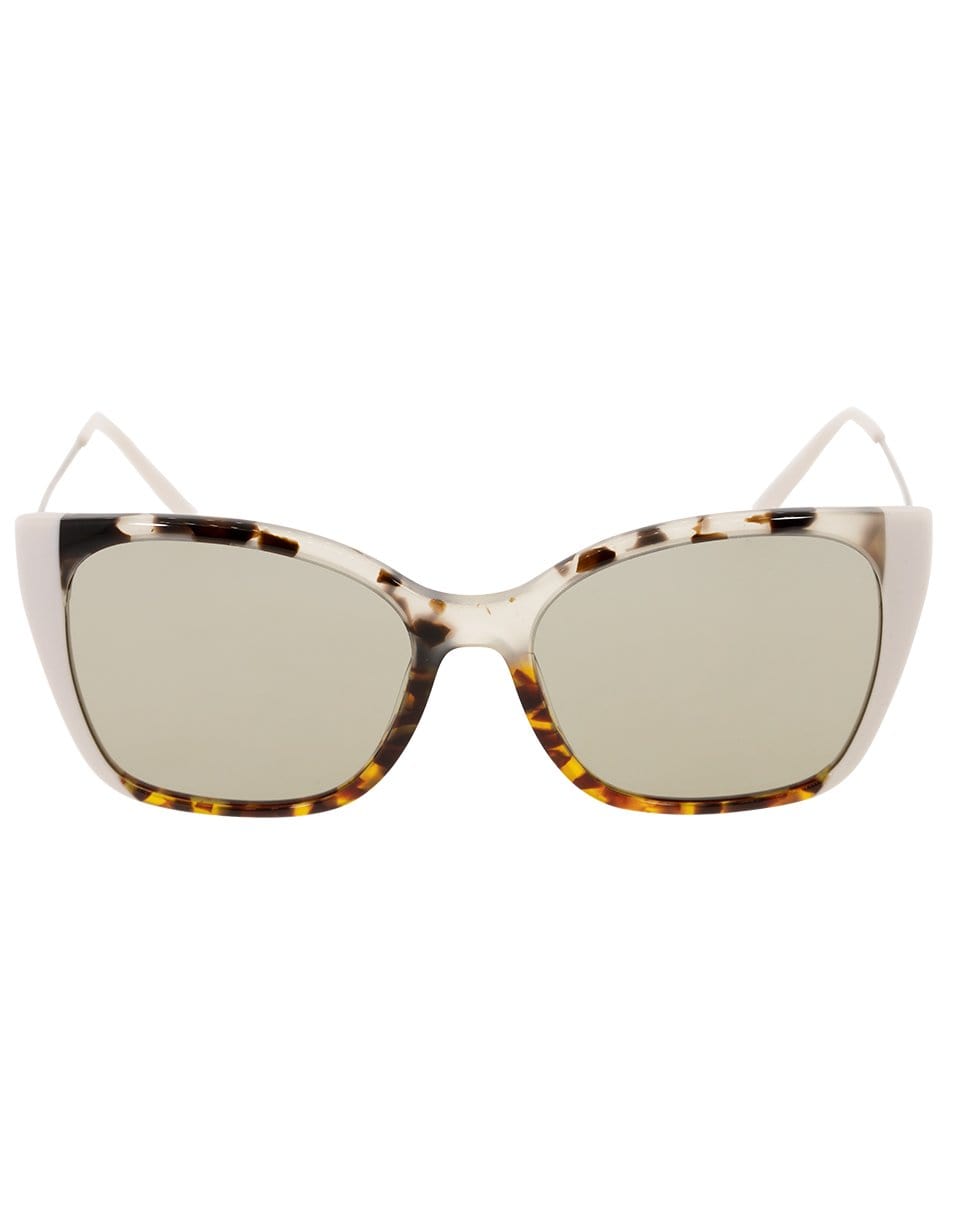 PRADA-Havana and Ivory Cat Eye Sunglasses-HAV/IVRY