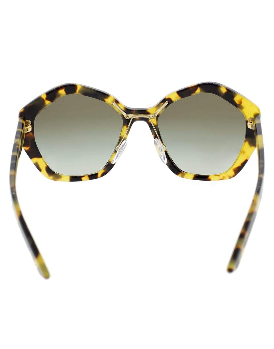 PRADA-Havana Butterfly Frame Sunglasses-HAVANA