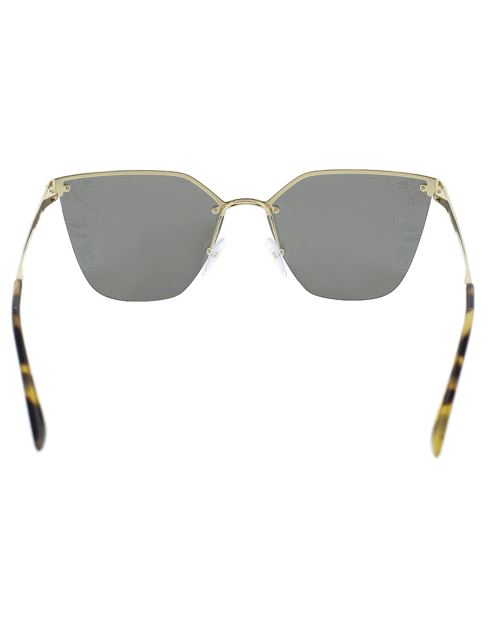 PRADA-Catwalk Rimless Sunglasses-PALEGOLD