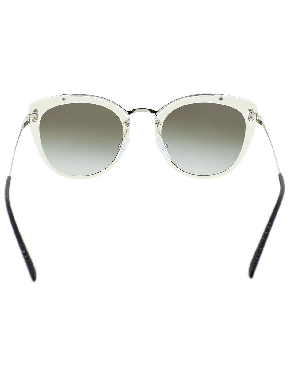 PRADA-Conceptual Square Sunglasses-SLVR/BLK