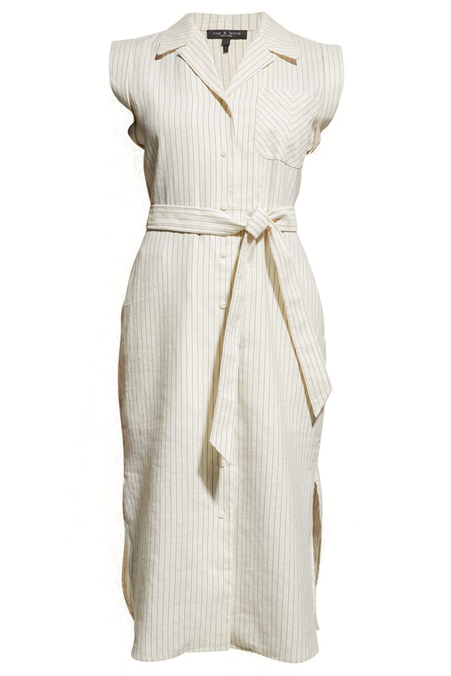Helena Stripe Linen Dress CLOTHINGDRESSCASUAL RAG & BONE   
