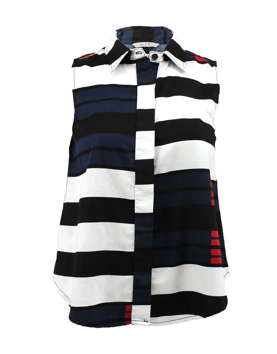 Stripe Tent Tank CLOTHINGTOPTANK RAG & BONE   