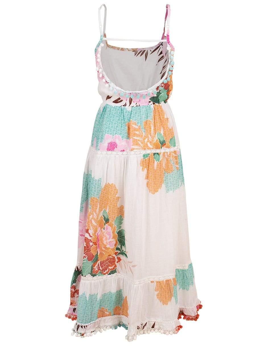 RANEES-Long Cotton Floral Dress-