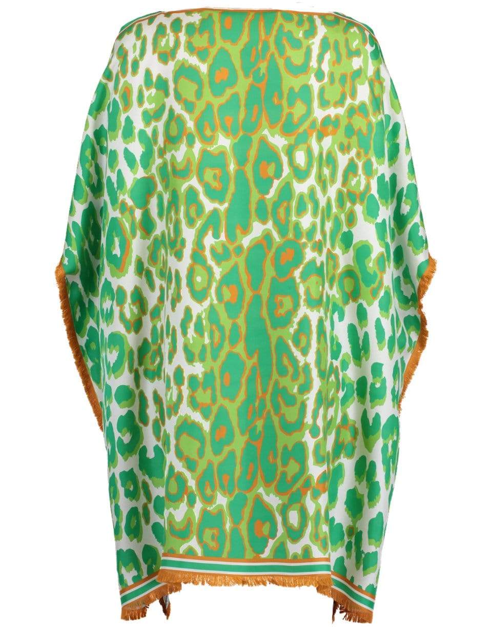 RANI ARABELLA-Safari Printed Silk Dress-MINT