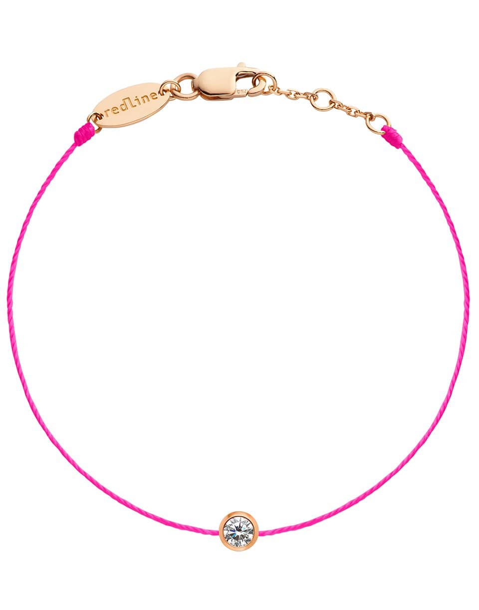 REDLINE-Pure Diamond Rose Cord Bracelet-